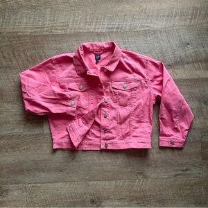 GAP Kids Vibrant Pink Jean Jacket